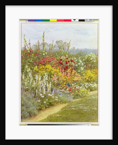 A Herbaceous Border by Helen Allingham