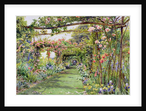 The Rose Pergola, Blackhurst House, Tunbridge Wells, Kent by Ernest Arthur Rowe