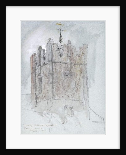 The Tower of Trinity Church, Richmond, 1867 by John Ruskin