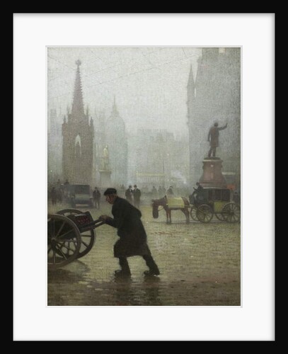 Albert Square, Manchester, 1910 by Adolphe Valette
