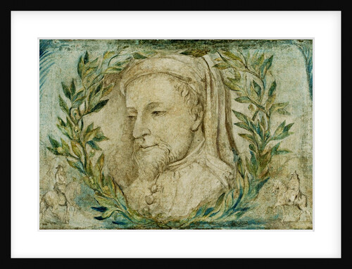 Geoffrey Chaucer, c.1800 by William Blake