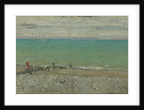 La Plage, Dieppe, c.1885 by Walter Richard Sickert