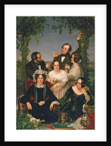 Family Group 1844 by Ford Madox Brown