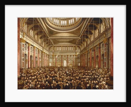 Interior of the Manchester Exchange, 1877 by Frederick and Saunders H.L. Sargent