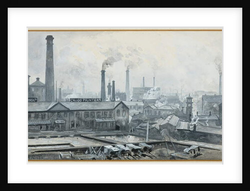 View from London Road Station, Hoyle's Print Works by Henry Edward Tidmarsh