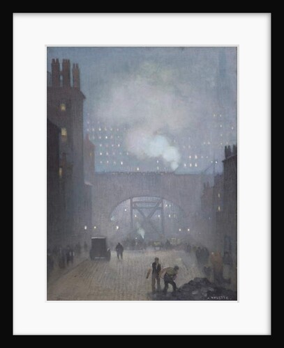 York Street leading to Charles Street, Manchester, 1913 by Adolphe Valette
