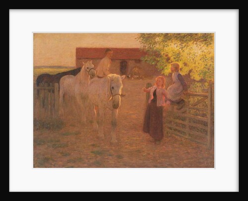 The Old Gate, c.1896 by William Edward Stott