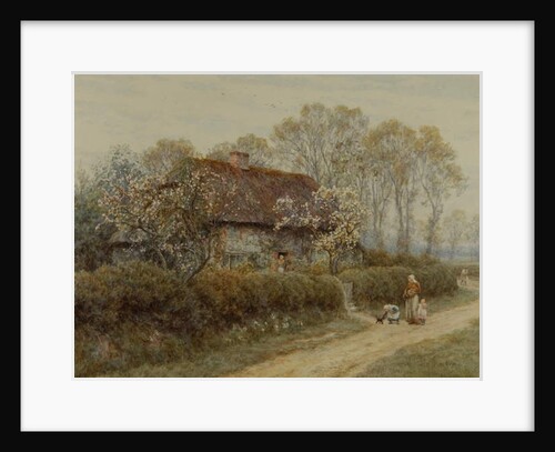 A Cottage at Freshwater Gate, 1891 by Helen Allingham