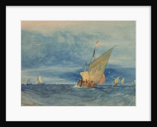 Off Lowestoft: Fresh Breeze, 1833 by John Sell Cotman