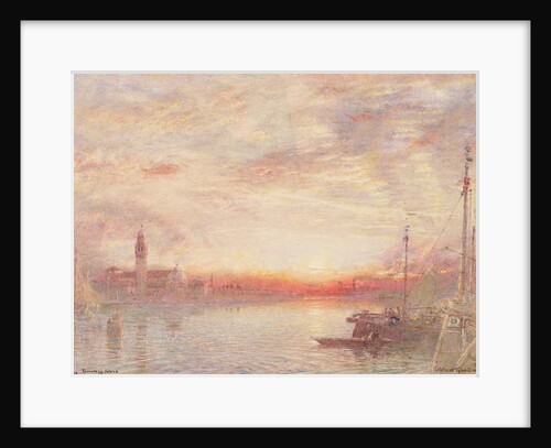 Venice, Cemetery Island, 1903 by Albert Goodwin