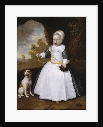 Portrait of a Boy with a Dog, 1660 by Jan Albertsz Rootius