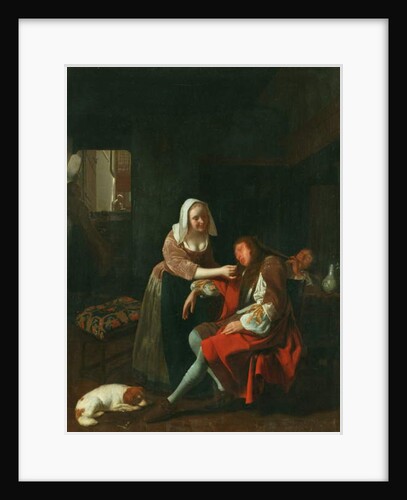 The Sleeping Cavalier, 1660-65 by Jacob Ochtervelt