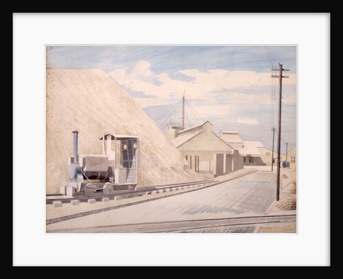 Cement Works, 1934 by Eric Ravilious