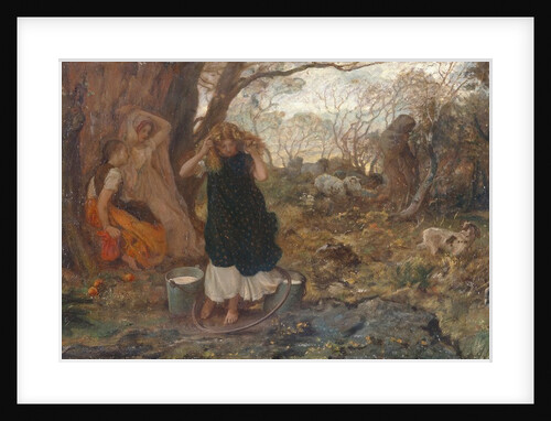 Only a Shower, 1869 by George Heming Mason