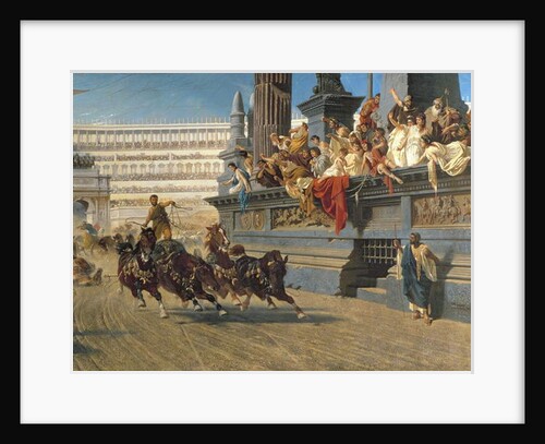 The Chariot Race, c.1882 by Alexander von Wagner