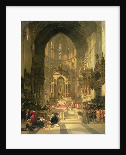 The High Altar of the Church of SS. Giovanni e Paolo, Venice by David Roberts