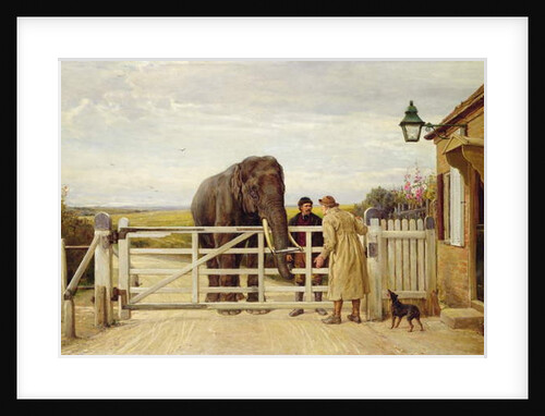 The Disputed Toll, 1875 by Heywood Hardy