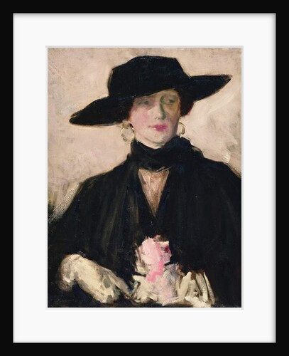 Lady in a Black Hat by Francis Campbell Boileau Cadell