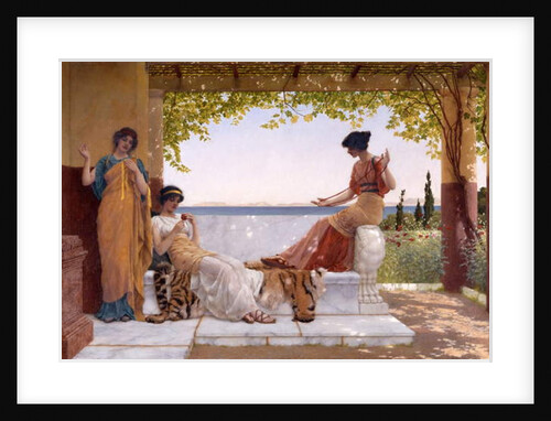 On the Balcony, 1898 by John William Godward