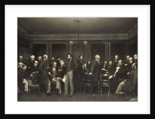 The Central Executive Cotton Famine Relied Committee, 1869 by Arthur Hughes