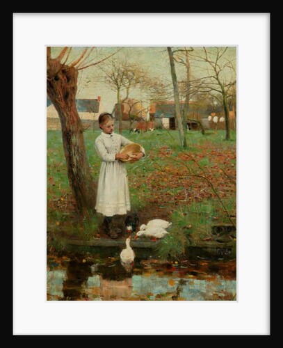 Feeding the Ducks, 1885 by William Edward Stott