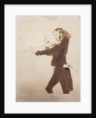 Niccolò Paganini Playing The Violin, 1840 by Edwin Landseer