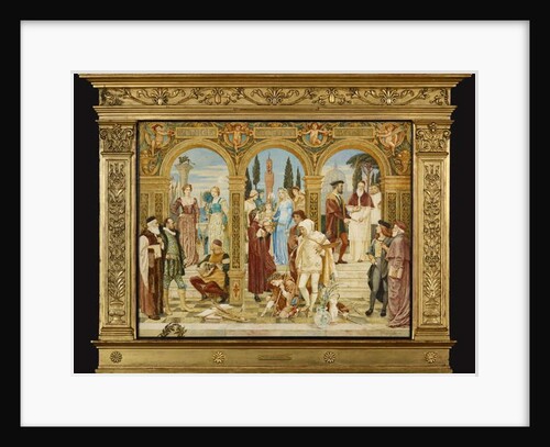 The Apotheosis of Italian Art, 1885-86 by Walter Crane