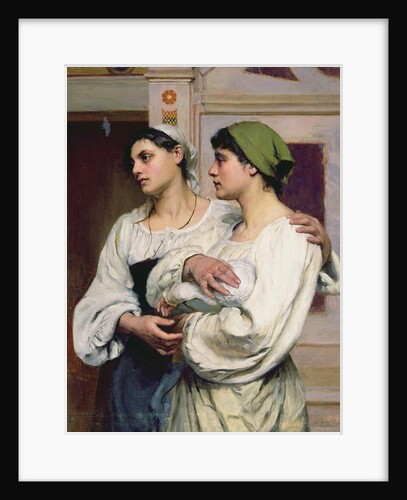 Italian women in church by Susan Isabel Dacre