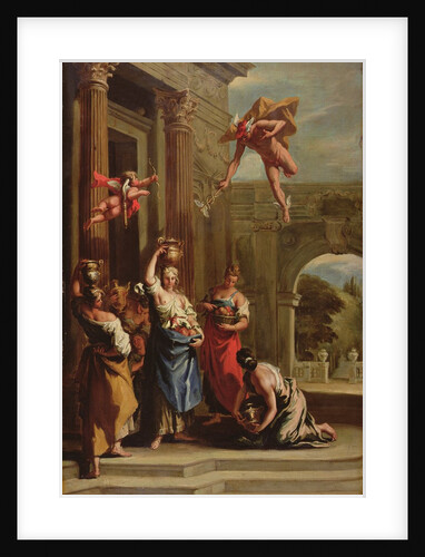 Mercury, Herse and Aglauros by Sebastiano (school of) Ricci