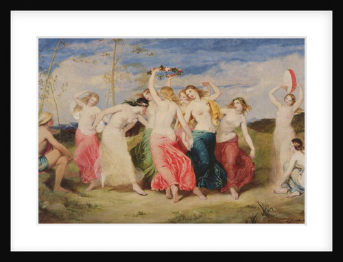 Mercury Instructing the Nymphs in Dance, 1848 by Frederick Richard Pickersgill