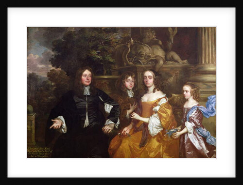 Sir John Cotton and His Family, 1660 by Peter Lely