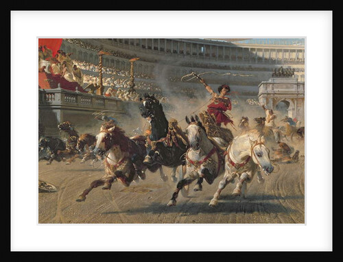 The Chariot Race, c.1882 by Alexander von Wagner
