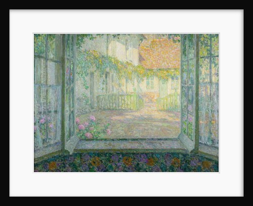 Courtyard from a Window, 1904-10 by Henri Eugene Augustin Le Sidaner