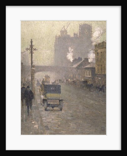 Oxford Road, Manchester, 1910 by Adolphe Valette