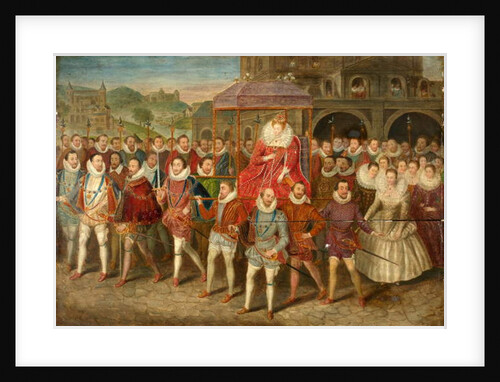 A Procession of Queen Elizabeth I, c.1800-40 by Robert (after) Peake