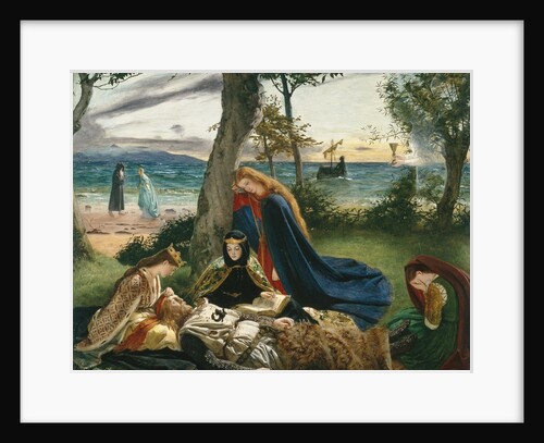 Le Morte d'Arthur, 1860 by James Archer