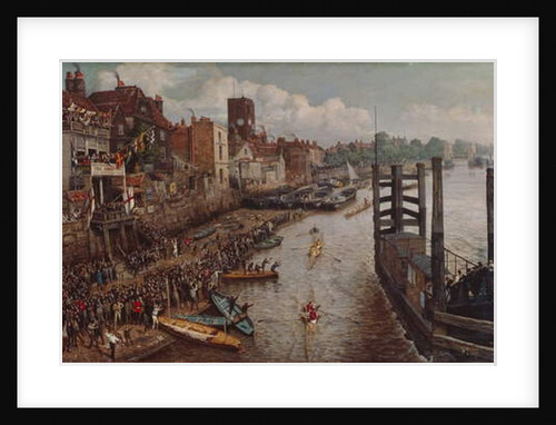 Chelsea Regatta, 1863-68 by Walter Greaves