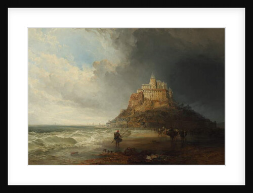 Mont St Michel, 1854 by Charles Bentley