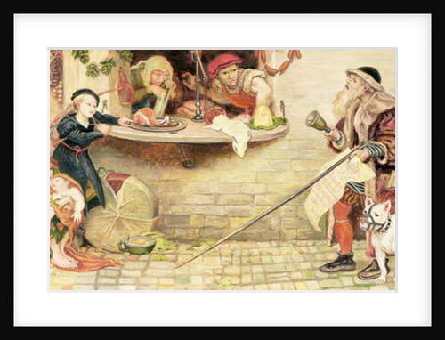 The Proclamation Regarding Weights and Measures, 1889 by Ford Madox Brown