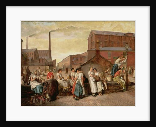 The Dinner Hour, Wigan, 1874 by Eyre Crowe