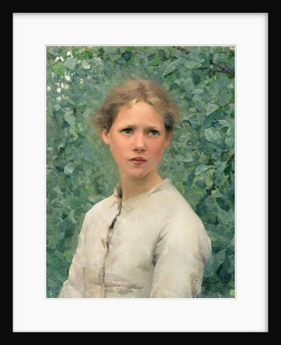 A Girl's Head, 1886 by George Clausen