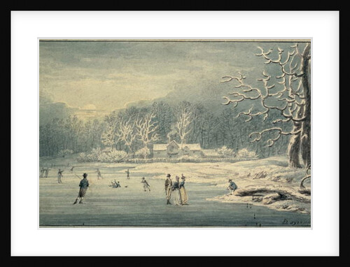 Hyde Park in the Snow, 1796 by Edward Dayes