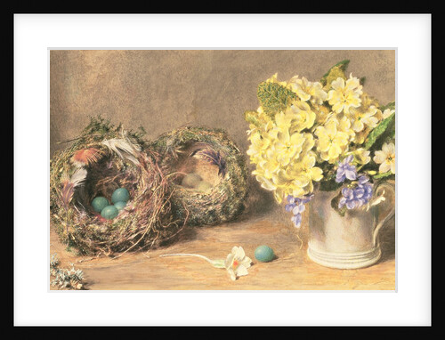 Spring Flowers and Birds' Nests, c.1830 by William Henry Hunt