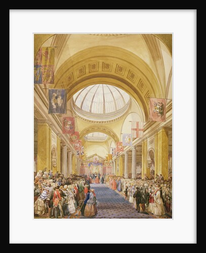 Visit of Queen Victoria to the Royal Exchange, Manchester in 1851 by Edmund Walker