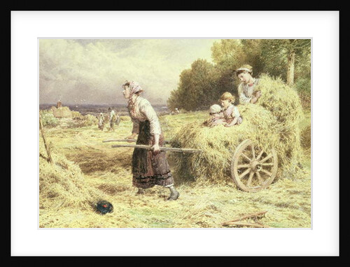 Haytime, c.1860 by Myles Birket Foster