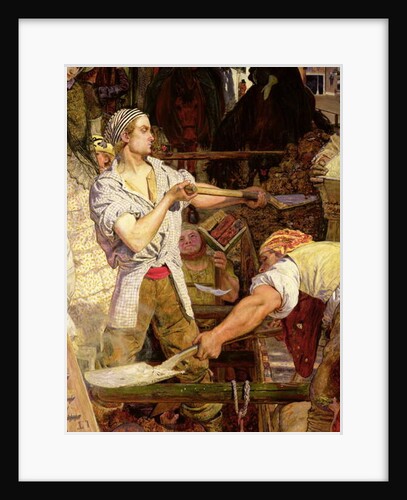 Work: Workman with Carnation in his Mouth, 1852-65 by Ford Madox Brown