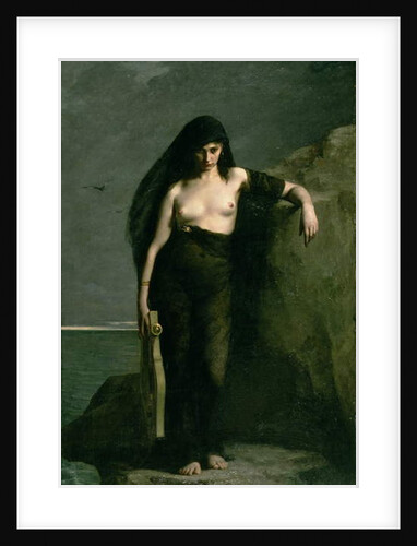 Sappho, 1877 by Charles Auguste Mengin