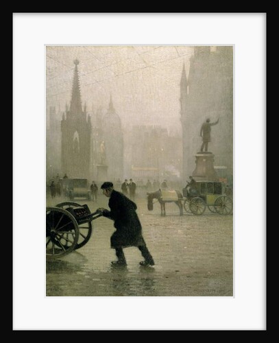 Albert Square, Manchester, 1910 by Adolphe Valette