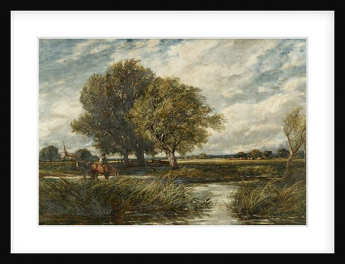 Watering Horses, 1893 by Edmund Morison Wimperis