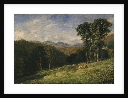Haymaking near Conway, 1852-53 by David Cox
